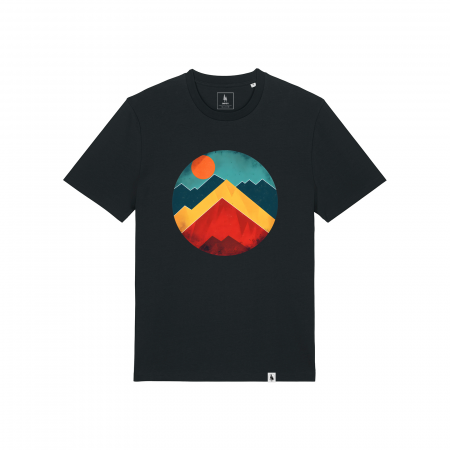 Printate & Gata de livrare - tricou-abstract-mountains