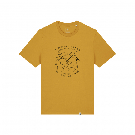 Tricou unisex, Any road will get you there