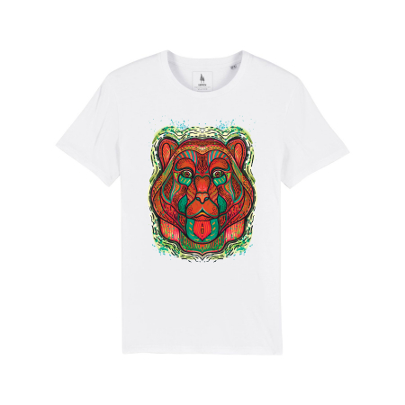 Psychedelic Bear - tricou unisex [1]
