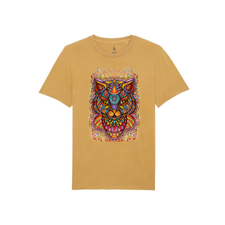 Psychedelic Cat - tricou unisex [1]