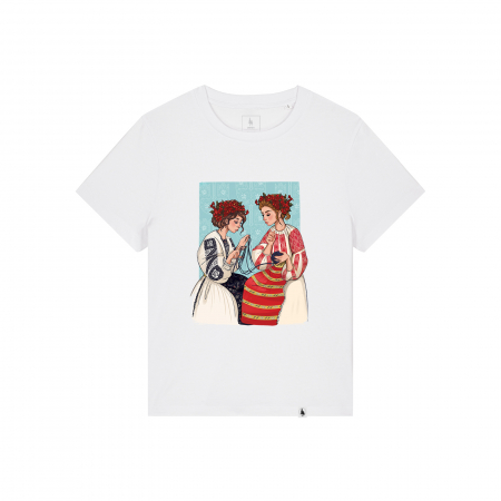 Romancute la lucru - tricou dama
