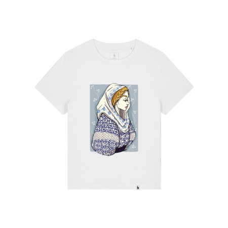 Colectia Folklore - Romancuta Mehedinti - tricou dama