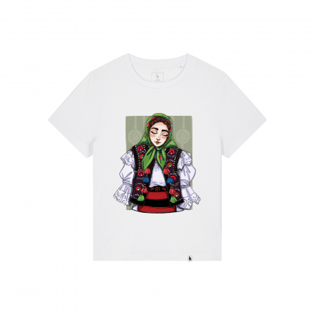 Romancuta Maramures - tricou dama