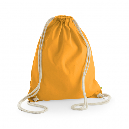 Drawstring backpack, organic cotton [1]