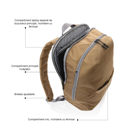 Rucsac laptop 15.6'' din poliester reciclat [6]