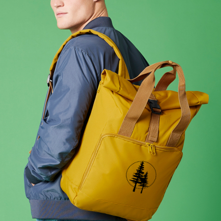 Roll-Top Backpack with Laptop Compartment [1]