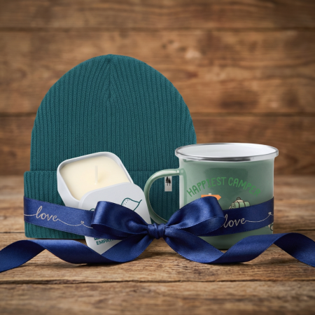 TOATE - Set cadou Fes Minnesota + Cana Happy Camper + lumanare parfumata