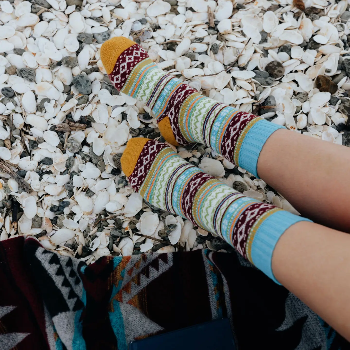 Nordic Pattern Socks – Nora Model [2]