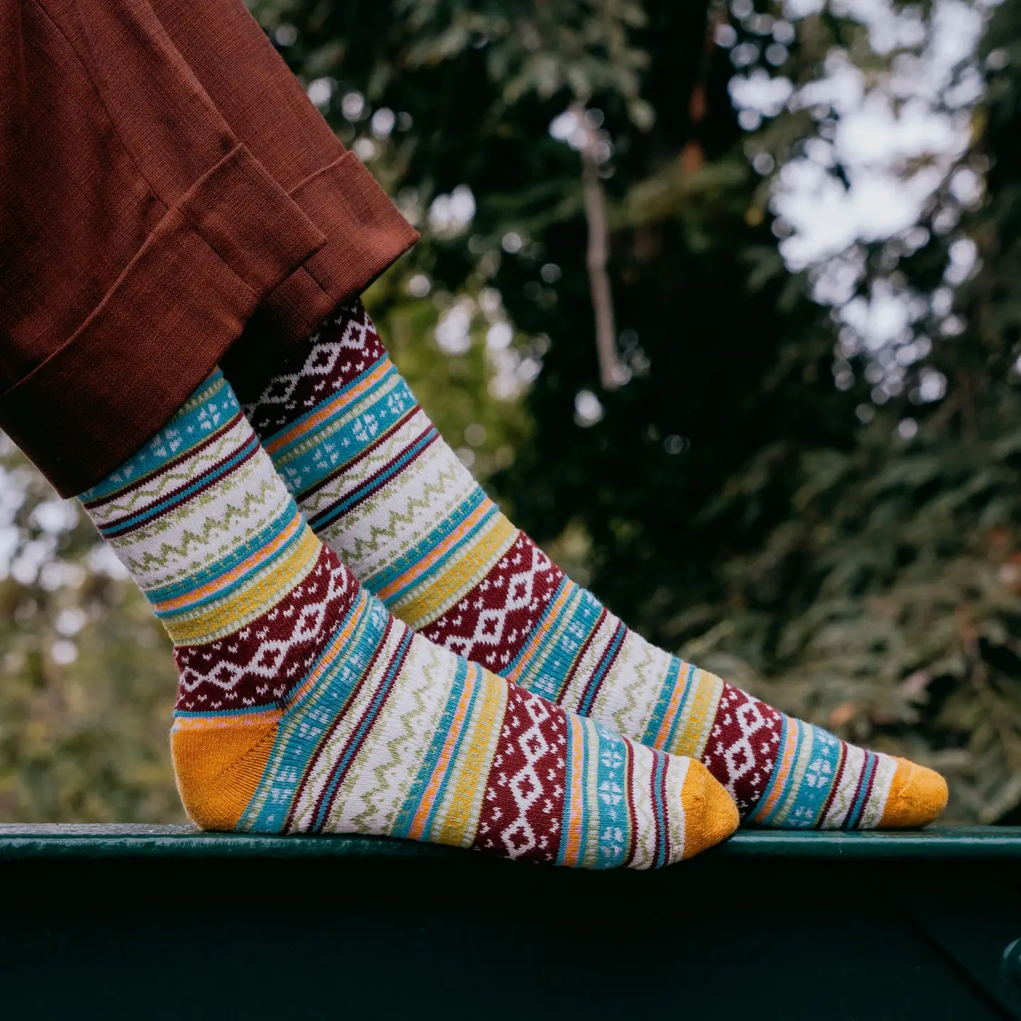 Nordic Pattern Socks – Nora Model [5]