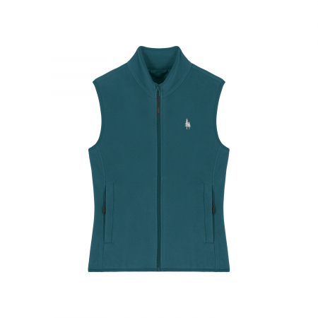Bluze - Vesta polar fleece pentru femei, logo brodat