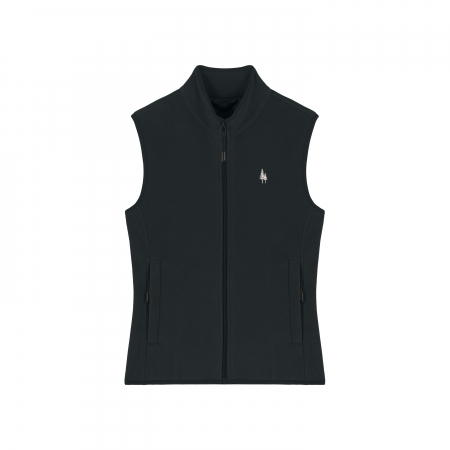 Bluze - Vesta polar fleece pentru femei, logo brodat