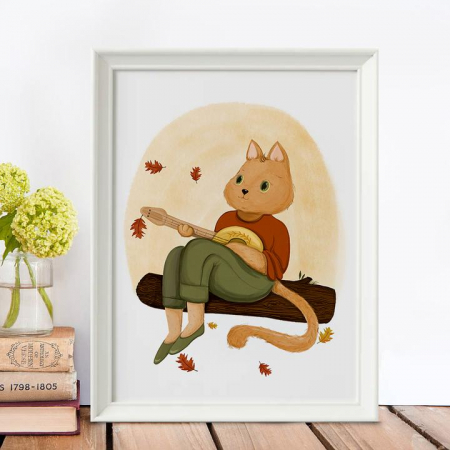 Art Prints - Tablou Thomas the musician