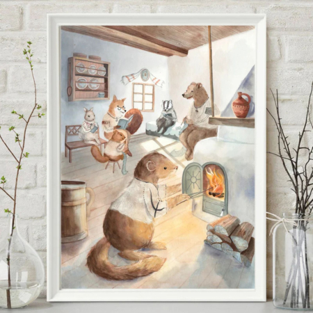 Art Prints - Tablou Șezătoare