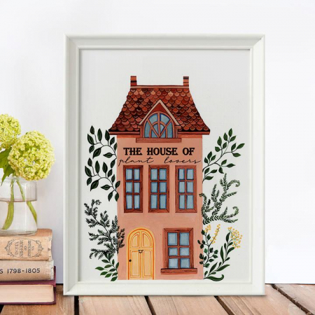 COLABORĂRI - Tablou House of plants