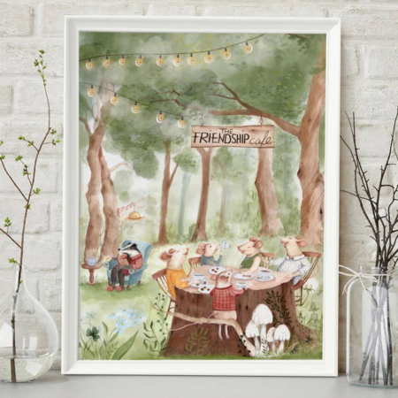 Art Prints - Tablou The friendship cafe