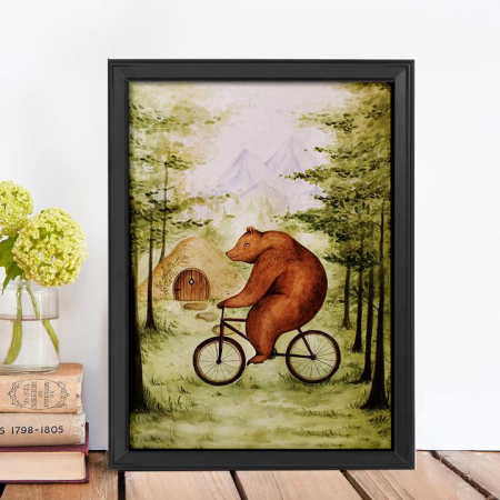 Tablou Ursul pe bicicleta [6]