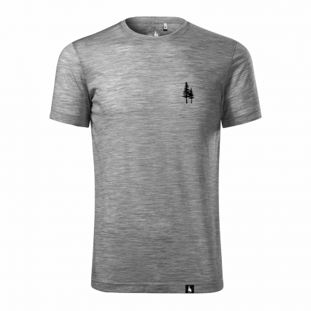 T-shirts - Tricou bărbați din lână merino, logo Empath