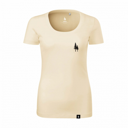 T-shirts and tops - Tricou damă din lână merino, logo Empath