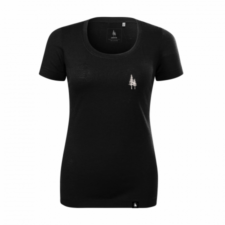 T-shirts and tops - Tricou damă din lână merino, logo Empath
