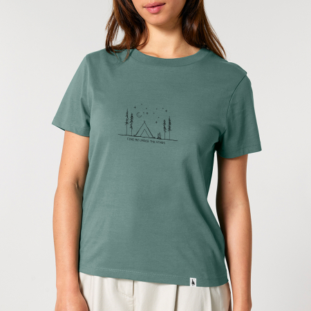 Women's T-shirt, Find me under the stars [1]
