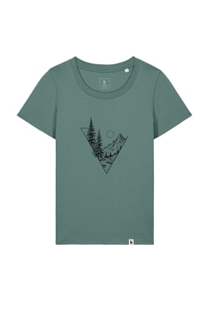 Tricouri - Tricou dama Exa, print Escape, fitted