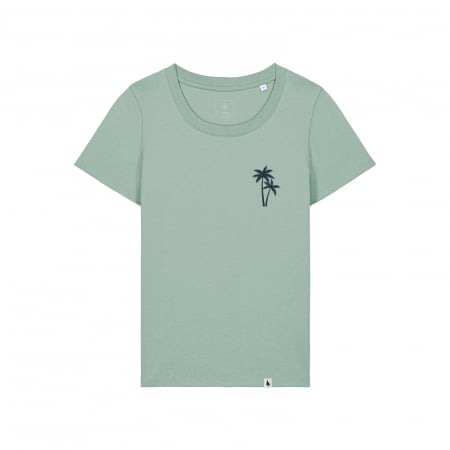 T-shirts and tops - Women's T-shirt, mid-light, Palms, slim fit