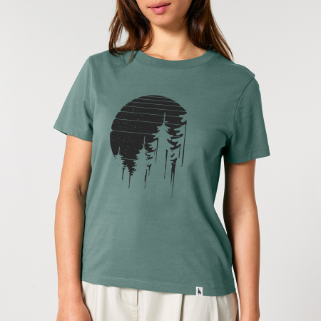 Women's T-shirt, Night Forest [1]