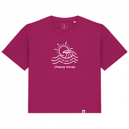 Tricouri - Tricou dama oversized, Chasing Waves