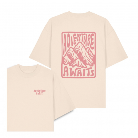 T-shirts - Unisex Oversized T-shirt, Adventure awaits