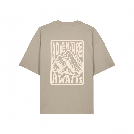 Tricou oversized unisex, XS/S, Adventure awaits [1]