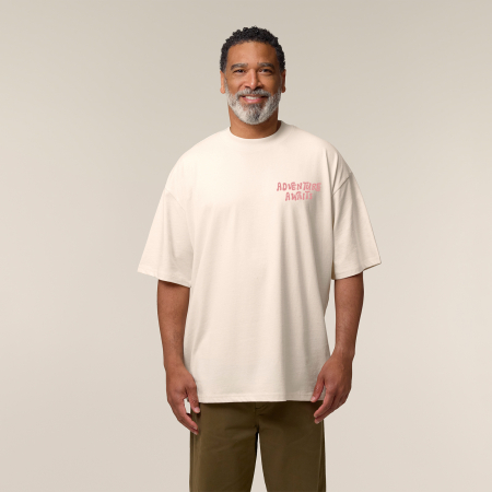 Tricou oversized unisex, Adventure awaits [4]