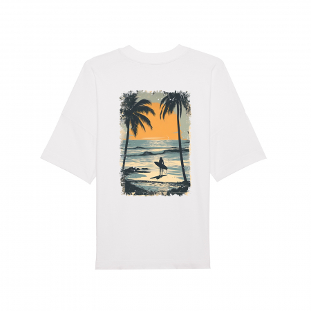 Tricou oversized unisex, Beach Vibes [1]