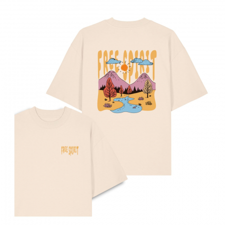 Tricouri - Tricou oversized unisex, Free Spirit