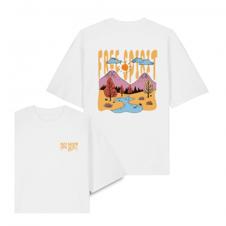 Tricouri - Tricou oversized unisex, Free Spirit