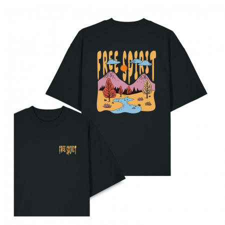 Tricouri - Tricou oversized unisex, Free Spirit