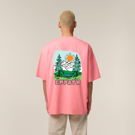 Tricou oversized unisex, Pine relax [4]