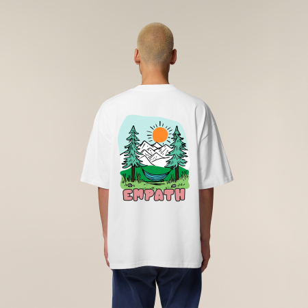 Tricou oversized unisex, S/M, Pine relax [4]