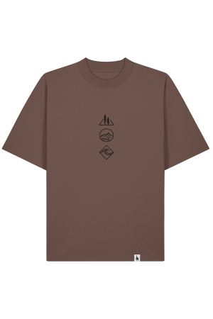 Tricouri - Tricou oversized unisex, Waves & Pines