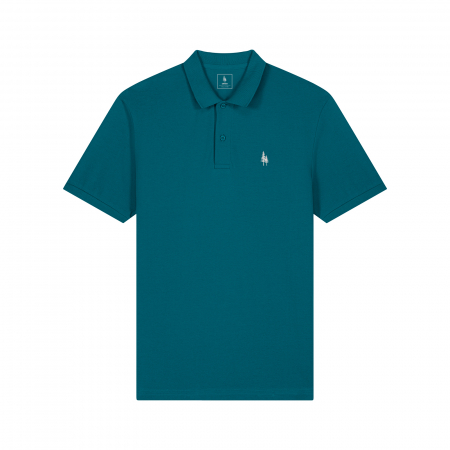 BĂRBAȚI - Tricou polo barbati, mid-light, Logo brodat