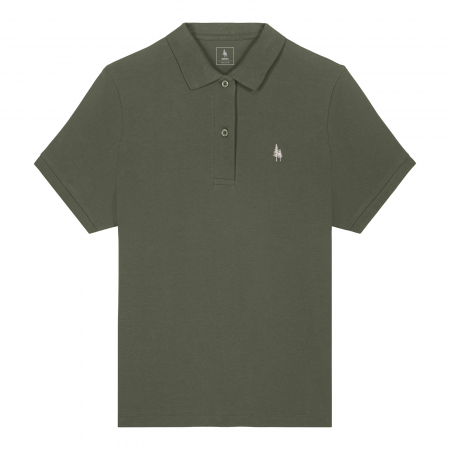 Tricouri - Tricou polo femei, mid-light, Logo brodat