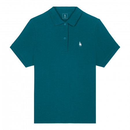 Tricouri - Tricou polo femei, mid-light, Logo brodat