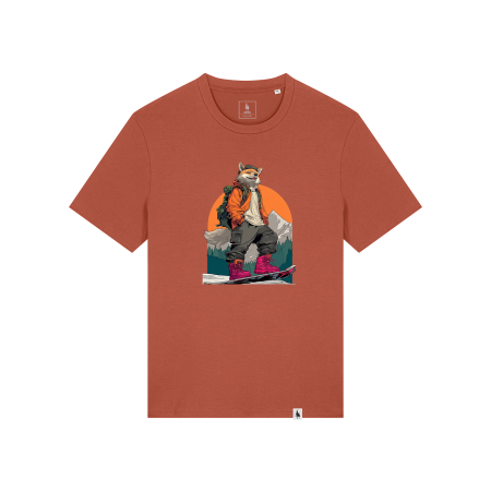 BĂRBAȚI - Tricou unisex, Alpine Fox Rider