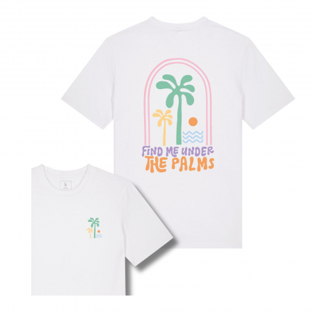 Printate & Gata de livrare - Tricou unisex, M, Find me under the Palms