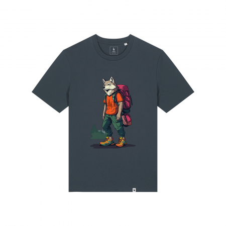 Tricou unisex, Wanderer Wolf [0]