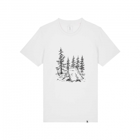 Printate & Gata de livrare - Tricou unisex, mid-light, M, Forest Retreat, croială slim