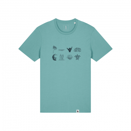 Tricouri - Tricou unisex, mid-light, Just for surfers, croială slim