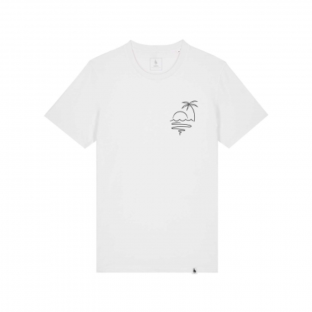 T-shirts - Unisex Mid-Light T-shirt, Tropical Escape, slim fit