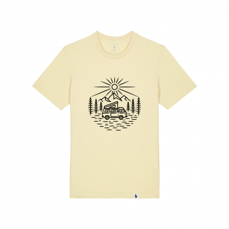 Tricouri - Tricou unisex, mid-light, Wild road living, croială slim