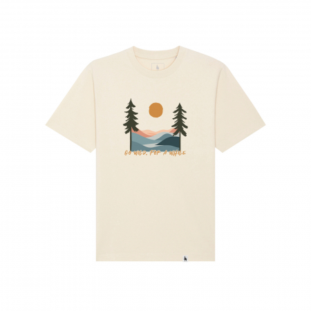 Printate & Gata de livrare - Tricou unisex, L, relaxed fit, heavy cotton, Go wild