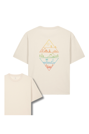 Tricouri - Tricou unisex, relaxed fit, Camping anywhere